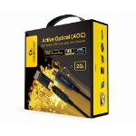 Gembird CCAP-HDMIDD-AOC-30M HDMI kabel HDMI Type-A/HDMI Type-D Zwart