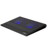 Rivacase 5557 notebook cooling pad 43.9 cm (17.3") 1100 RPM Black