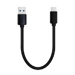 QNAP USB 3.0 5G 0.2M TYPE-A TO TYPE-C CABLE USB cable USB 3.2 Gen 1 (3.1 Gen 1) USB A USB C Black