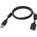 Vision TC-2MUSBEXT-BL cable USB 2 m USB 2.0 USB A Negro