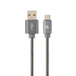 Cablexpert CC-USB2S-AMCM-1M-BG USB cable USB 2.0 USB A USB C Grey