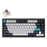 Keychron Q1 Max keyboard Universal USB + RF Wireless + Bluetooth QWERTY UK English Black