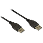 Alcasa 1m USB2.0 A USB-kabel USB A Zwart