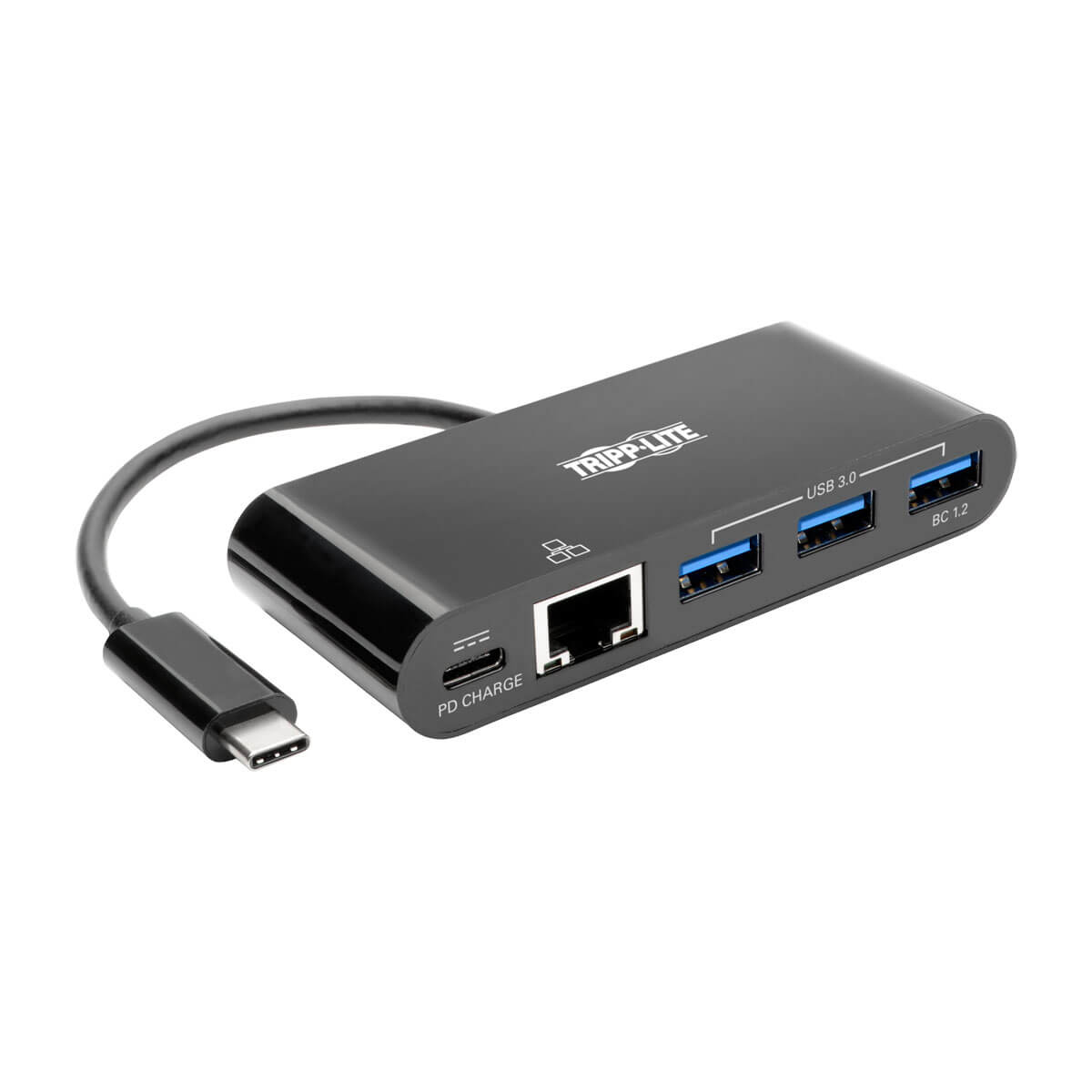 Image of Tripp Lite U460-003-3AGB-C 3-Port USB-C Hub - USB 3.x (5Gpbs) Hub...