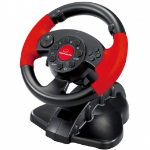 Esperanza EG103 Gaming Controller Black, Red Steering wheel + Pedals Analogue PC, Playstation, Playstation 2, Playstation 3