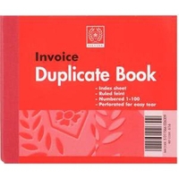 Silvine Duplicate Invoice Book 102x127mm (12 Pack) 616