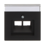 Busch-Jaeger 2CKA001710A3911 wall plate/switch cover Black