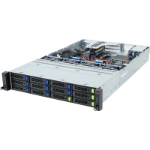 GIGABYTE R263-Z37-AAC1 LGA 6096 Rack (2U) Zwart, Staal