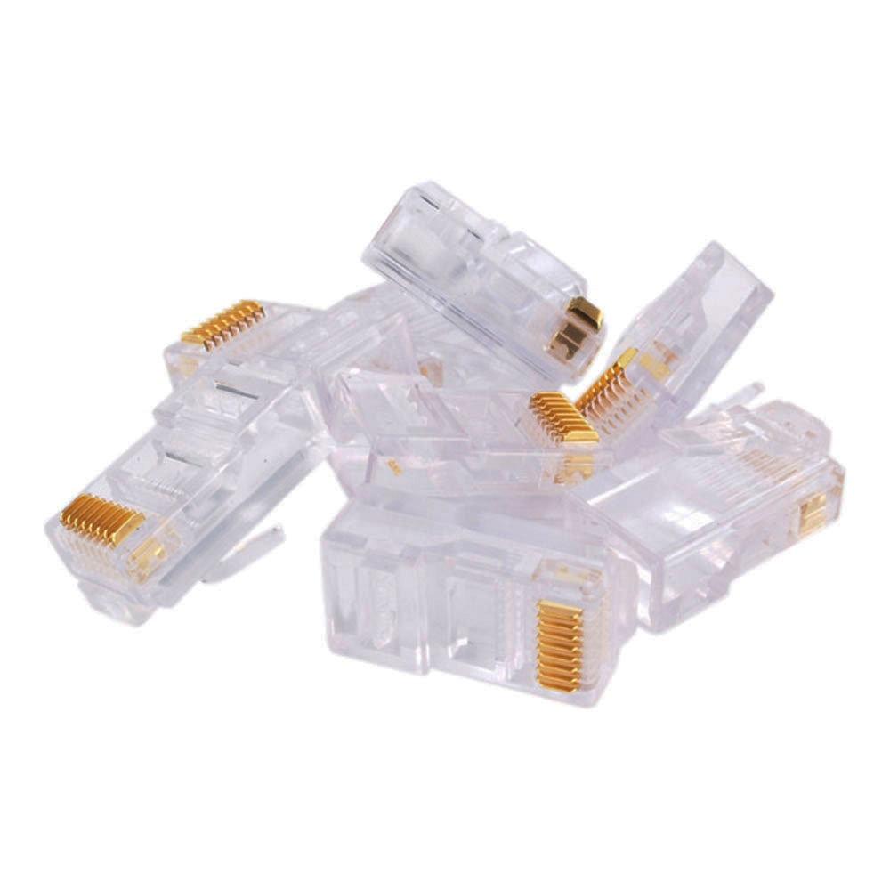 Videk RJ45 UTP Crimp Plugs - 50 Pack