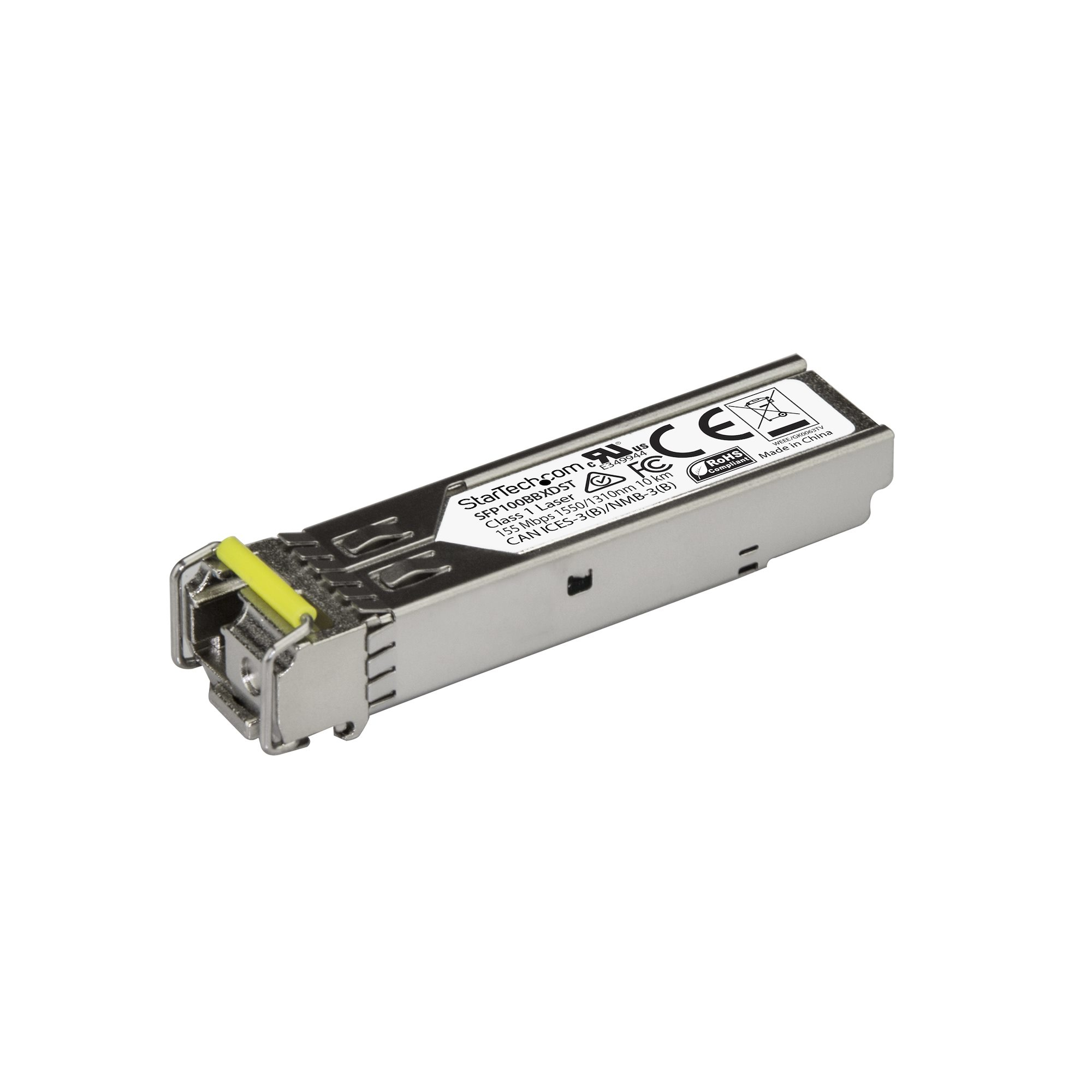 StarTech.com SFP100BBXDST Compatible 155M SFP 10 km Transceiver