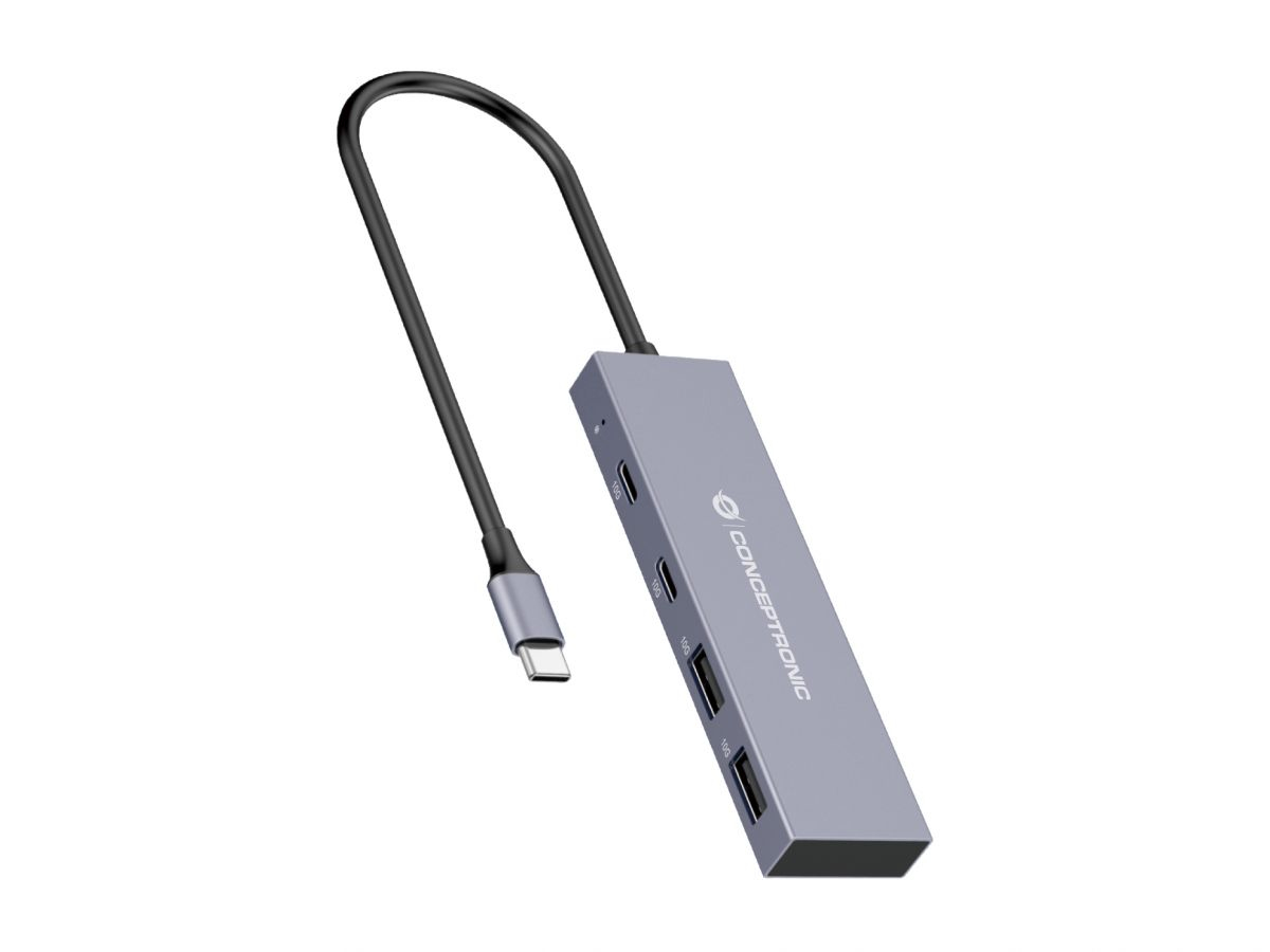 Conceptronic HUBBIES13G interface hub USB 3.2 Gen 2 (3.1 Gen 2)...