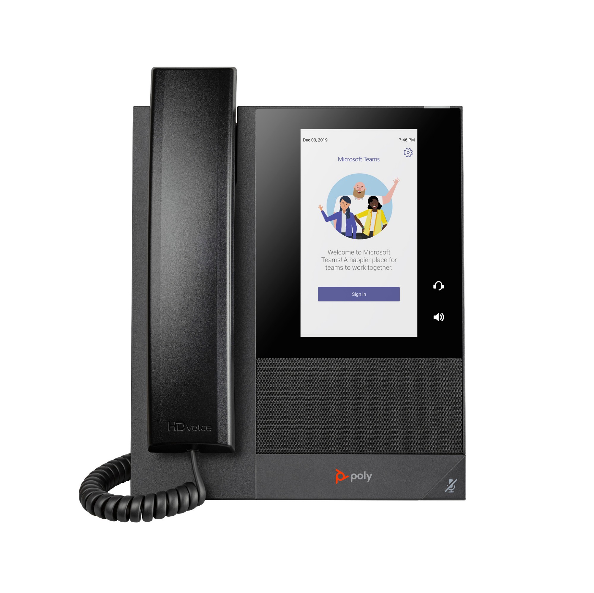 Poly CCX 400 Business Media Phone for Microsoft Teams and PoE-enabled