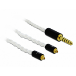 DeLOCK 85846 audio cable 1.2 m 4.4mm 2x MMCX White