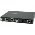 Perle SMI-110-S1ST20U network media converter 100 Mbit/s 1550 nm Multi-mode Black