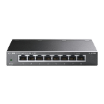 TP-Link TL-SG108S(UN) network switch Unmanaged Gigabit Ethernet (10/100/1000) Desktop Black