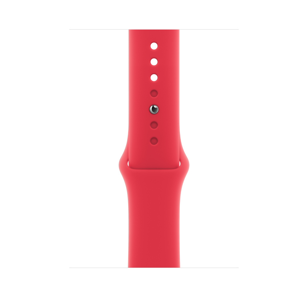 Photos - Smartwatch Band / Strap Apple MT3W3ZM/A Smart Wearable Accessories Band Red Fluoroelastomer 