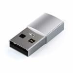 Satechi ST-TAUCS kabelomvandlare (hane/hona) USB-A USB-C Silver