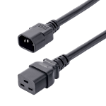 StarTech.com PXTC14C19146 power cable Black 70.9" (1.8 m) C14 coupler IEC C19