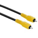 Hama Video Connecting Cable RCA (phono) Plug - RCA (phono) Plug, 3 m composite video cable Black