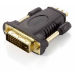 Equip 118908 cambiador de género para cable DVI (24+1) HDMI A Negro