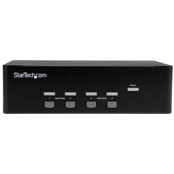 StarTech.com 4-port KVM Switch with Dual VGA - USB 2.0