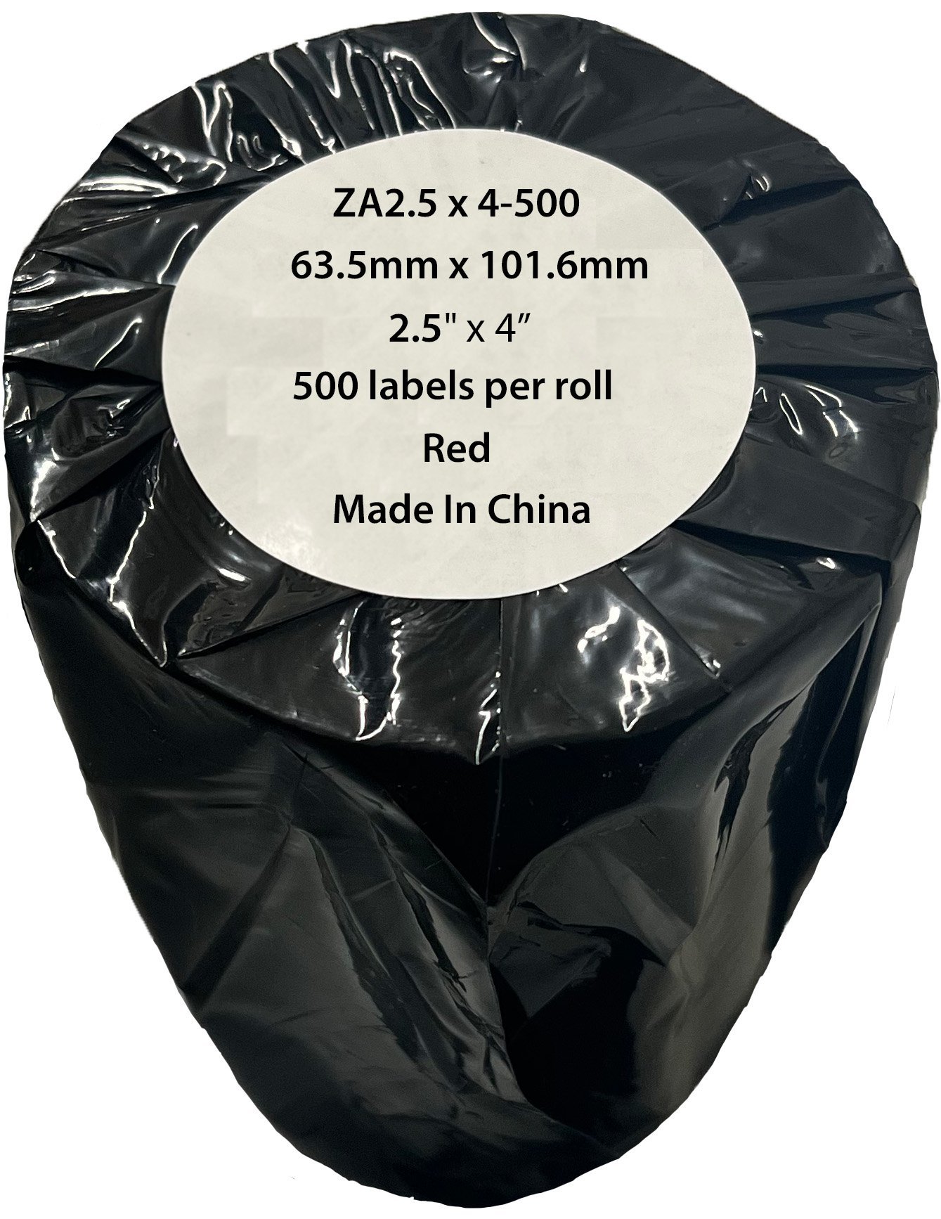 Image of CTS Wholesale Compatible Zebra Yellow Shipping Paper Labels Roll 500 p
