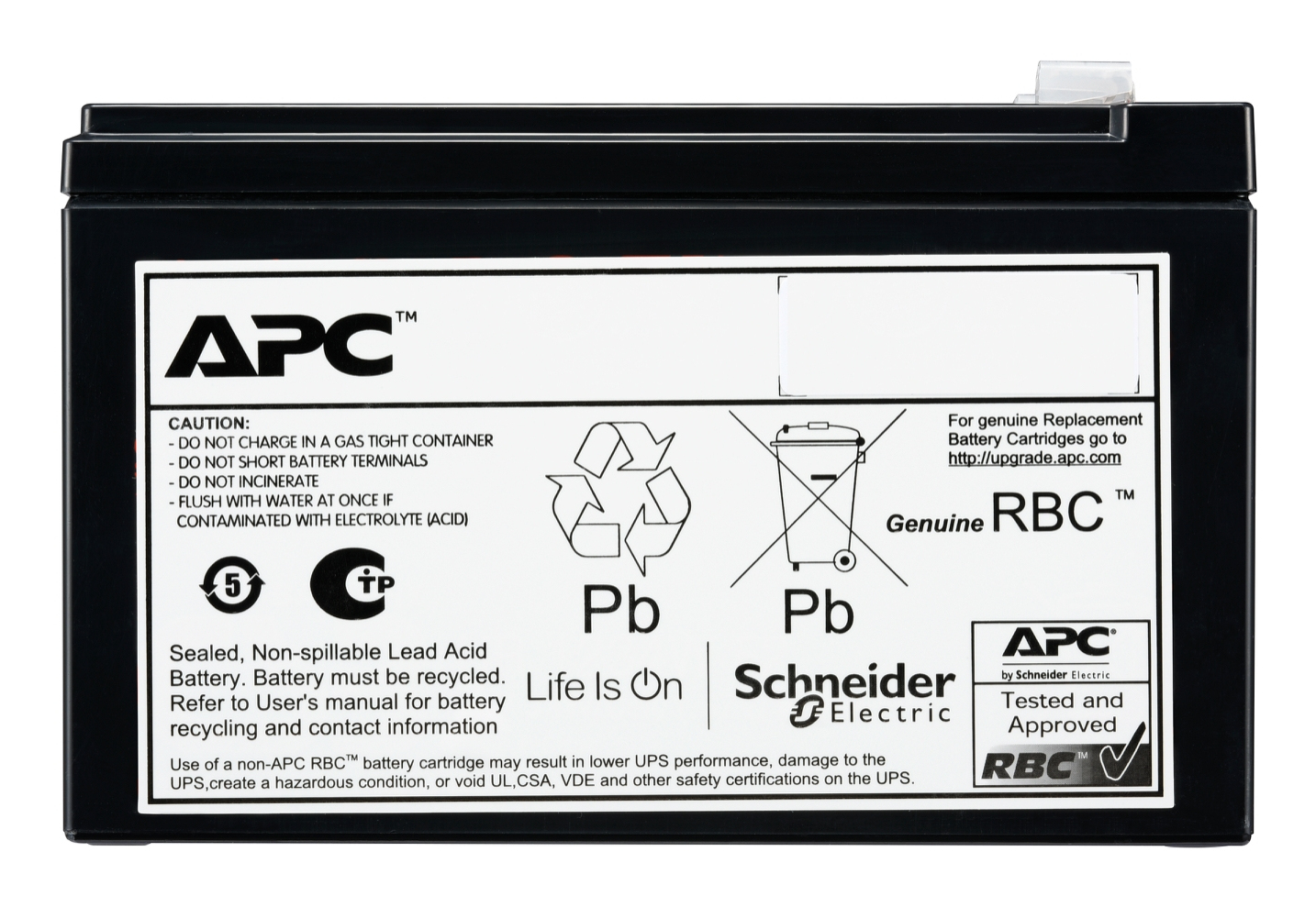 APC Battery Replacement Cartridge APCRBCV205 (OEM)
