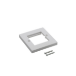 connektgear Single Faceplate for RJ45 Modules - 2 Module version 85 x 85mm - White