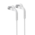 Extralink Kat.6 U/FTP 10m 1Gbps Biały | Patchcord LAN | Miedź Kabel sieciowy skrętka, łamana końcówka (EX.38954) networking cable White Cat6 U/FTP (STP)