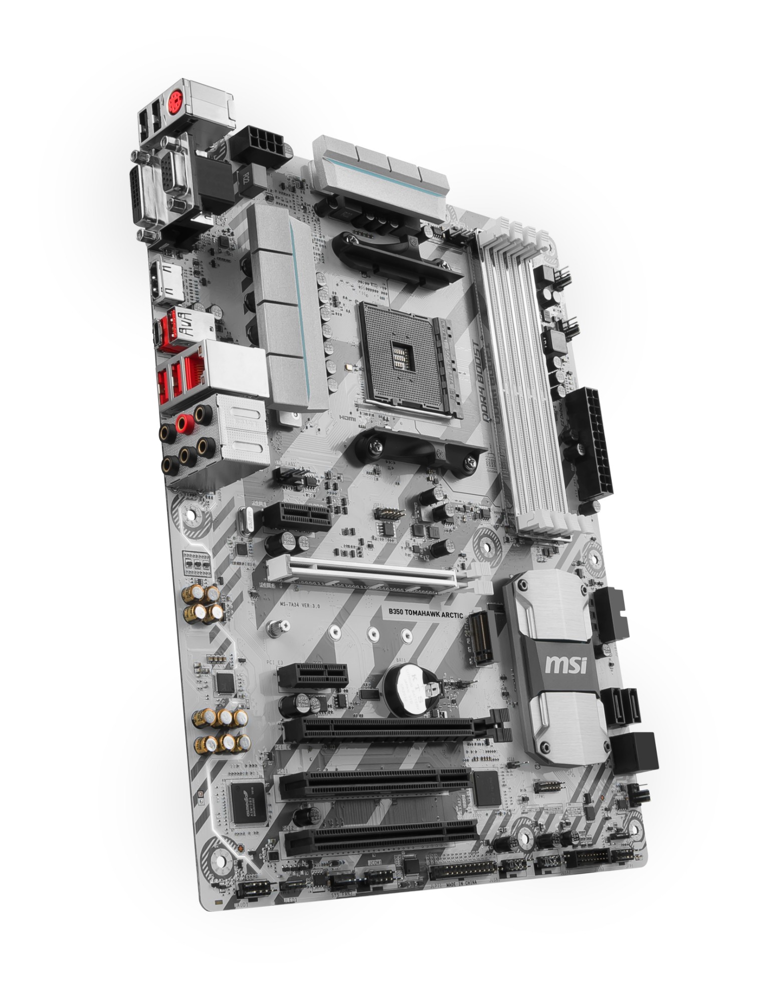 MSI B350 TOMAHAWK ARCTIC AMD B350 Socket AM4 ATX lOmv83ZVD06e5cXhyoMVXw c r