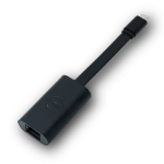 DELL 470-ABND cable gender changer Gigabit Ethernet USB Type-C Black