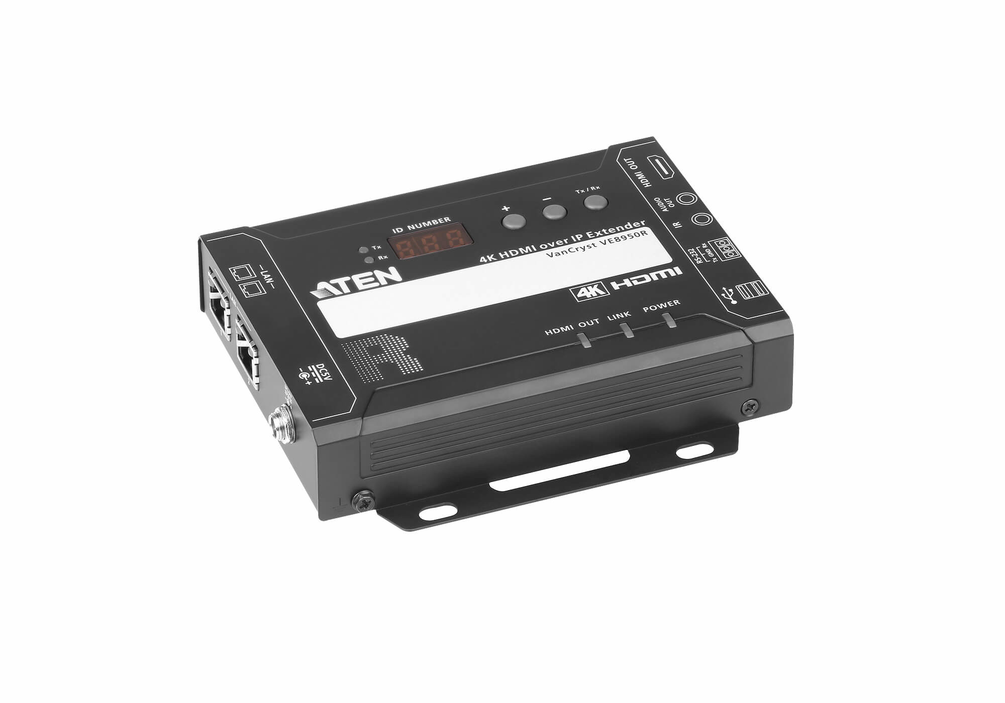 ATEN VE8950R AV receiver Black