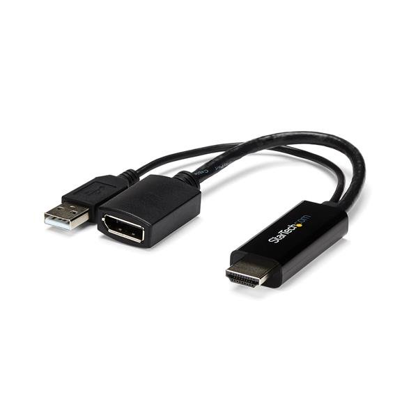 Image of StarTech.com HDMI to DisplayPort Adapter - 4K 30Hz