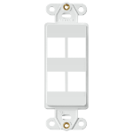 Leviton 41644-W wall plate/switch cover White