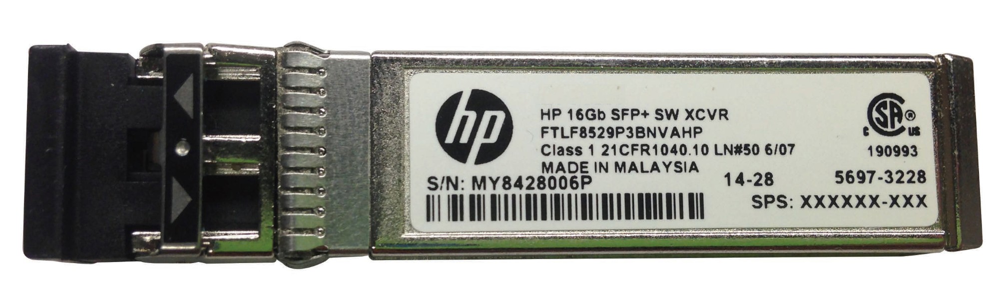 HPE QW923A Compatible 16G SFP+ Transceiver