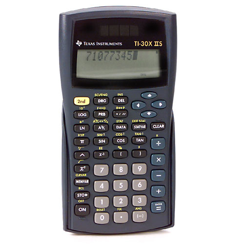 Image of Texas Instruments TI-30X IIS calculator Pocket Scientific Blue