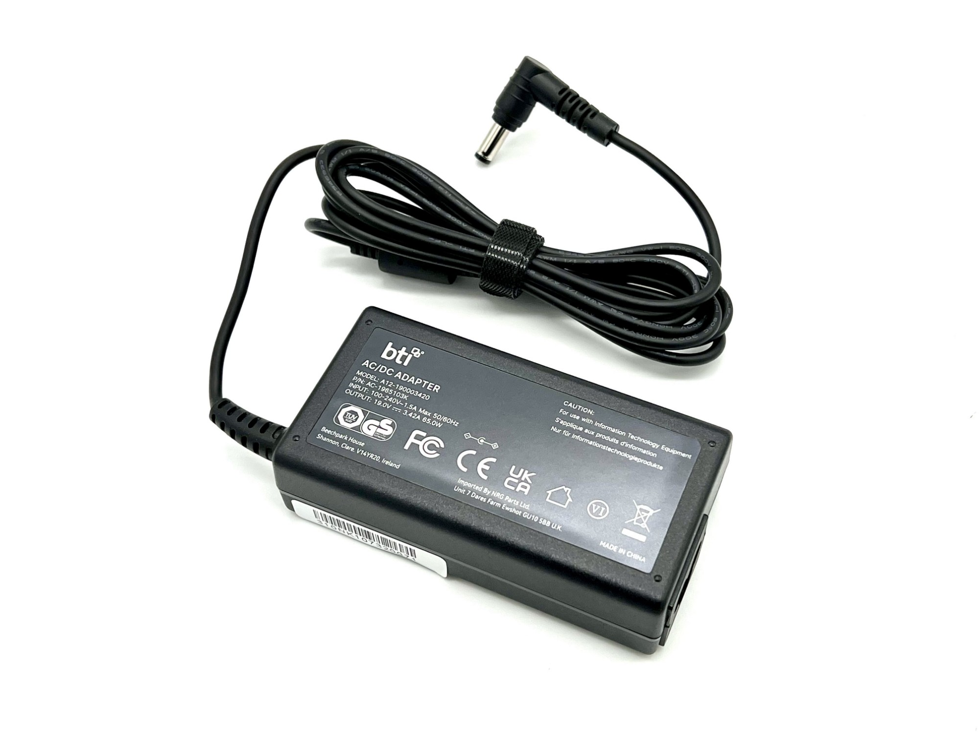 Bti 65W Pa3917u-1Aca Compatible Charger With 5.5Mm X 2.5Mm Tip Incl. U