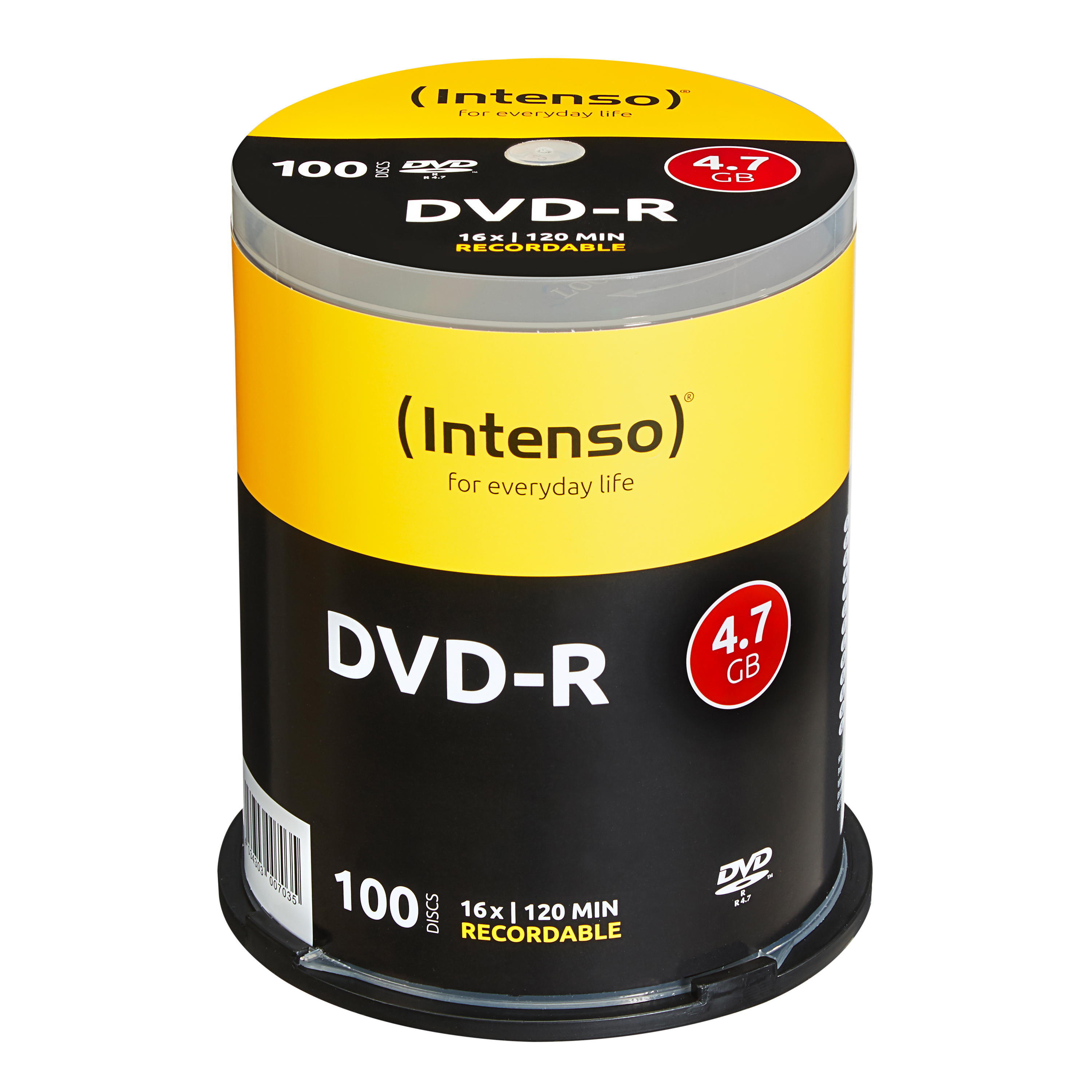 Image of Intenso DVD-R 4.7GB 100 pc(s)
