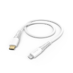 Hama 00201603 lightning cable 1.5 m White