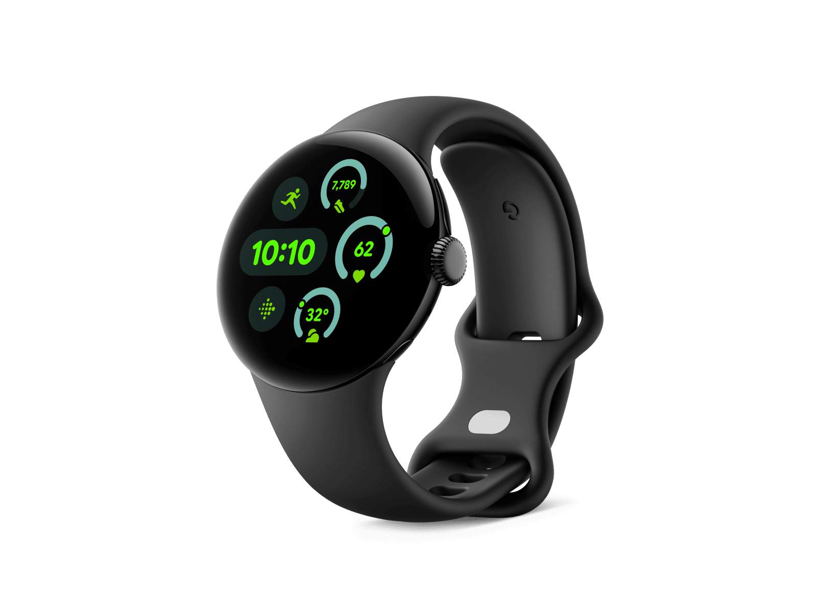 Google Pixel Watch 3 AMOLED 41 mm Digital Touchscreen Black Wi-Fi GPS (satellite)
