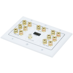 Monoprice 6907 socket-outlet RCA + HDMI White