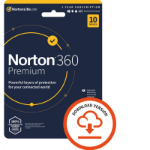 NortonLifeLock 360 Premium 2022, Antivirus Software for 10 Devices, 1-year Subscription, Includes Secure VPN, Password Manager and 75 GB cloud storage space, PC/Mac/iOS/Android, Activation Code by email - ESD