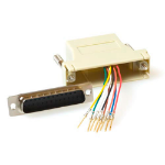 ACT Mountable Heavy Duty Adapter RJ-45 Female naar 25 D-Sub male