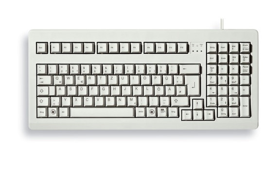 Image of CHERRY G80-1800 keyboard PS/2 QWERTY Spanish Grey