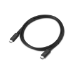 Lenovo 4X91U94412 Thunderbolt cable 1 m 40 Gbit/s Black