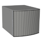 Biamp Community IS8-118WR Grey Passive subwoofer 1000 W
