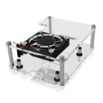 ICY BOX IB-RP106 Behuizing Zwart, Transparant