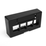 Leviton 49910-EE4 wall plate/switch cover Black