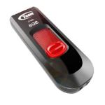 Team Group C141 USB flash drive 8 GB USB Type-A 2.0 Black, Red TC1418GR01