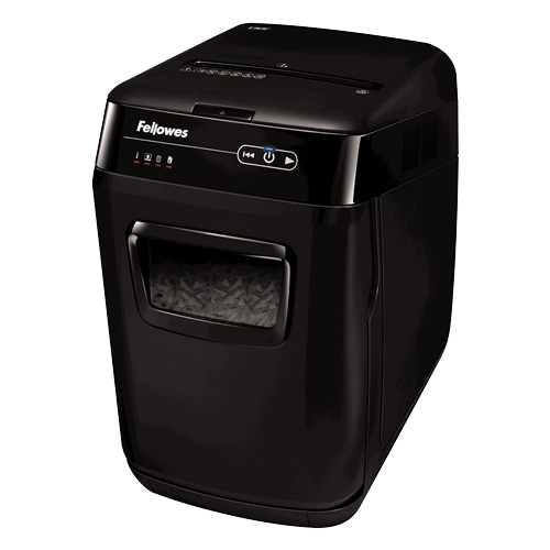 Image of Fellowes AutoMax 130C paper shredder Cross shredding 23 cm Black, Grey